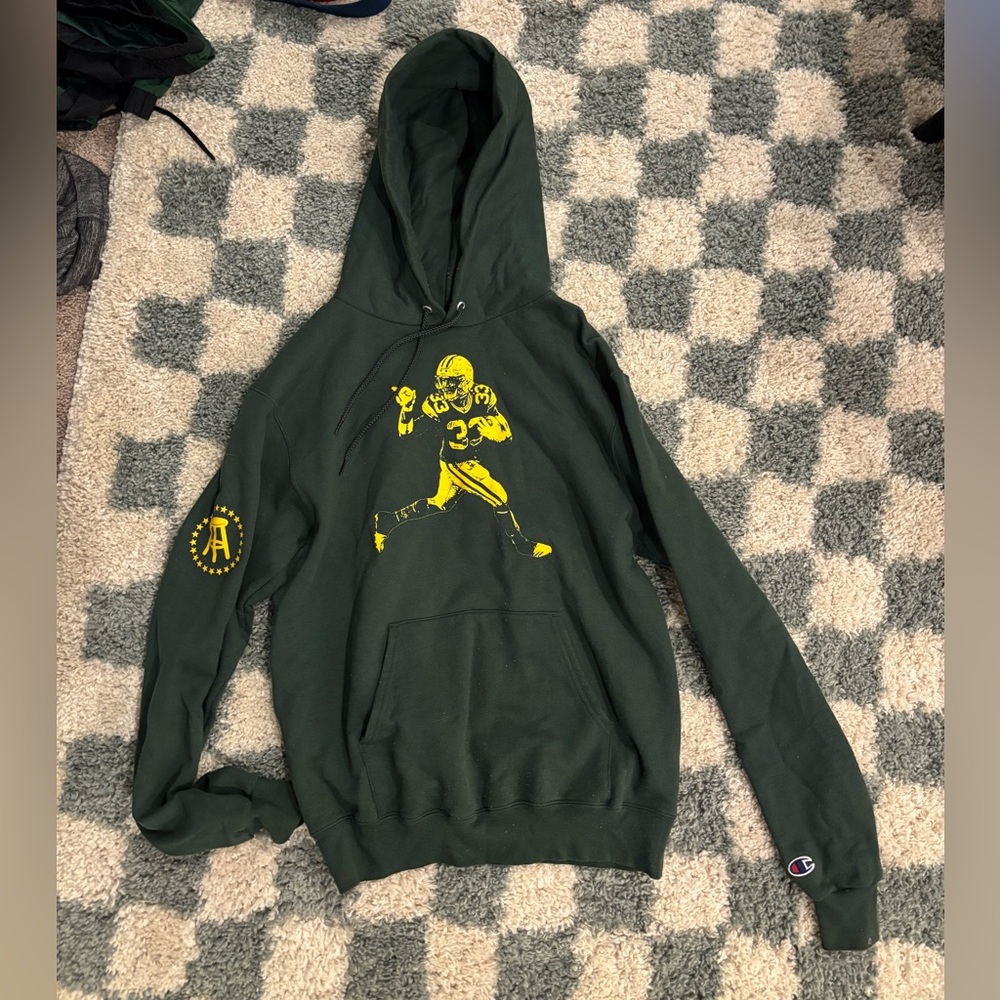 Champion Green Bay Packers Aaron Jones Hoodie